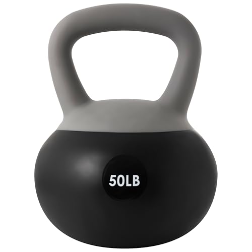 ALTLER Soft Kettlebell 10-50LBS Safe Strength Training Kettlebell Anti-Slip Grip Weight for Home Workouts and Men/Women/Beginners