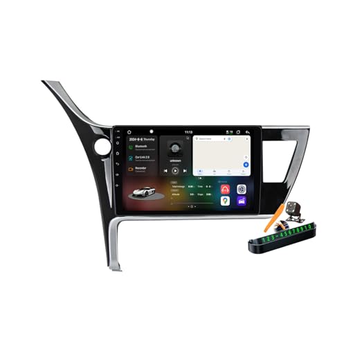 Radio Y500s Android 14.0 para Corolla 2017-2019 con navegación satelital GPS y DSP