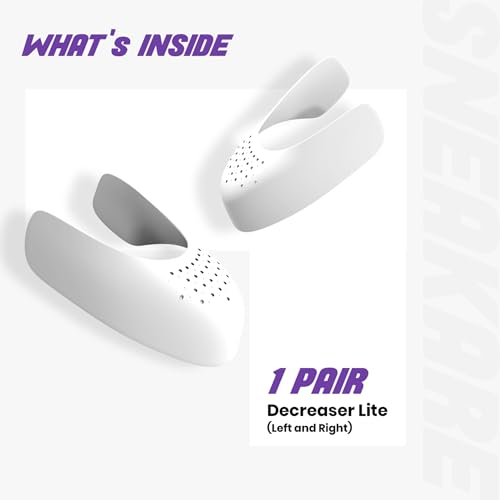 SNEAKARE DECREASER Lite Large Shoe Crease Protector for Men's Shoes - Shoe Crease Preventer for Sneakers - Anti Wrinkle Guard - (UK7 to UK12) - 1 Pair