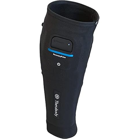 TheraGun RecoveryPulse Calf Sleeve by Therabody, Compression and Vibration Sleeve for On The Go Relief, Reduce Soreness and Pain in Lower Legs, Increase Flexibility, Extra Extra Large Cover