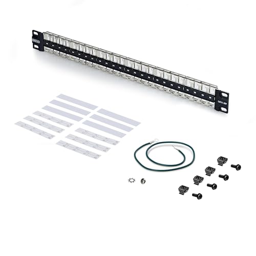 Panneau patch Cat6 StarTech 48 ports en acier pour rack de serveurs