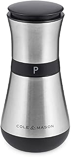 Cole & Mason H221917 Henley Oil & Vinegar Pourer | Oil Dispenser/Vinegar Dispenser | Stainless Steel | 180mm | Single | Includes 1 x Oil Bottle/Vinegar Bottle | 2 Year Guarantee