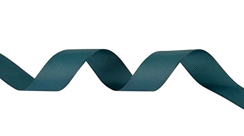 Fondersy 22mmX 91M Solid Grosgrain Ribbon for Gift Wrapping Hair Bows, Parties, Wedding Decoration, Crafts Sewing(Teal) - Image 3