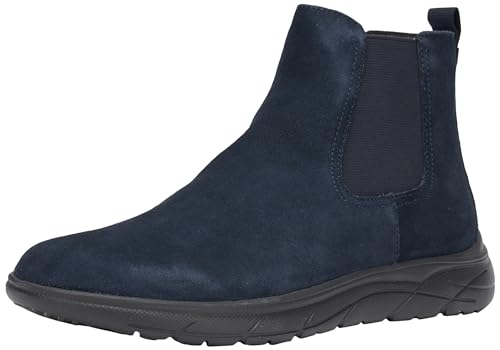 Geox U Portello, Stivale alla Caviglia Uomo, Marina Militare, 46 EU