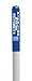Utility Round Dome Marker, 72"H Wht Pole, Blue Top 48"Reveal, CAUTION Water Pipeline, BDC Logo