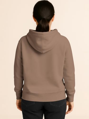 Image of HELLCAT Trendy Cotton Blend Hoodie for Women | Stylish Winter Hooded Sweatshirt for Women