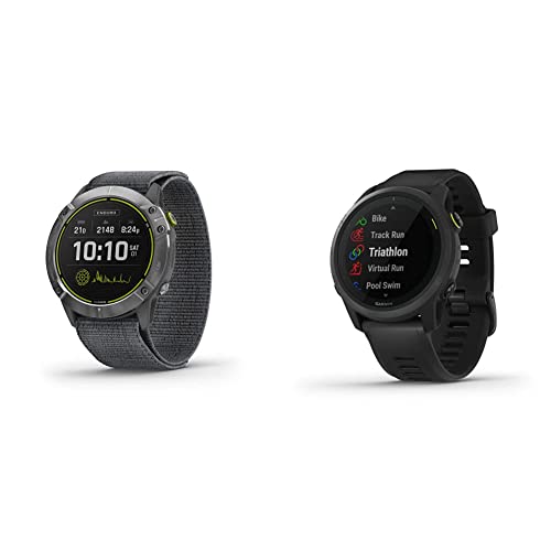 Garmin Enduro, Ultraperformance Multisport GPS Watch with Solar Charging Capabilities & Forerunner 745, GPS Running Watch, Detailed Training Stats and On-Device Workouts, Black