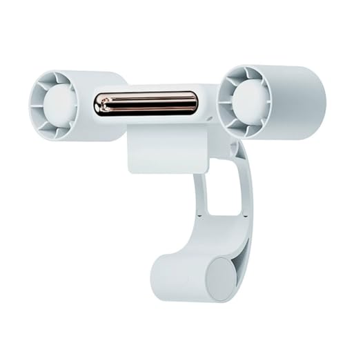 Bnnlqpsttg Ventilador de pared de doble turbina de cuatro velocidades, ajustable a deseo. Cuchillas de turbina dobles, Potencia de viento fuerte. Funcionamiento en Tono, No molestar a la gente.