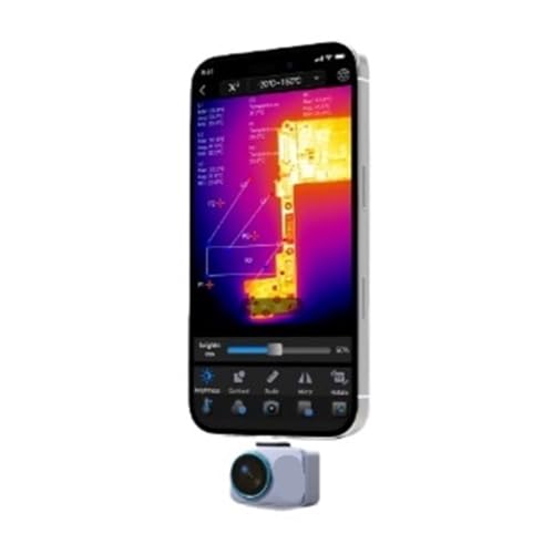Cámara Térmica para Móviles Medición de Temperatura, Imagen Térmica, Visión Nocturna, Infrarrojo, Termómetro HD de Mano miniatura 2