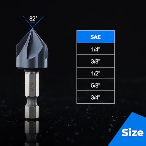 Toolant TA01061006 Noir-Ti Cobalt Countersink Drill Bit Set thumb #4