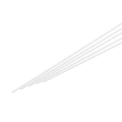 Image of MECCANIXITY ABS Plastic Rod Round Solid Bar 0.5mm x 500mm White for DIY Model Material, Architectural Model Making, DIY Sand Table, Pack of 5 Pcs