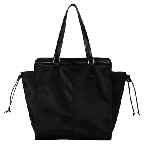 Soft Vegan Leather Shoulder Bag for Women Trendy Commuter Handbag Large PU Top Handle Purse Tote Satchels