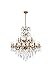 Elegant Lighting 9724G44FG/SS Athena Collection 24-Light Hanging Fixture with Swarovski Spectra Crystals, Gold Finish