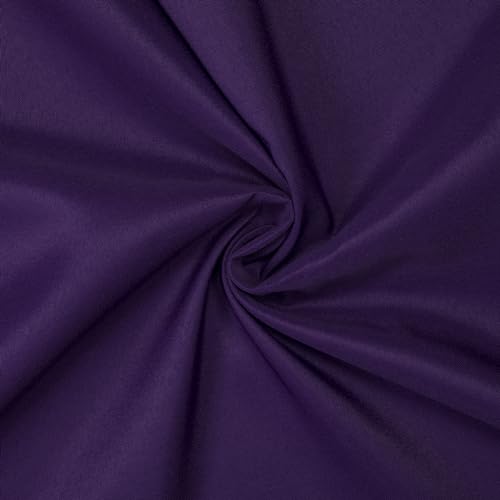 Image of Gee Di Moda Rectangle Tablecloth - 60 x 102 Inch Purple Table Cloth for 6 Foot Rectangle Tables - Heavy Duty Washable Fabric - for Holiday Party, Dinner, Weddings, Baby Shower & Events