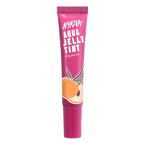 Nykaa Cosmetics Aqua Jelly Lip & Cheek Multi-use Water Tint – Peach (10ml)