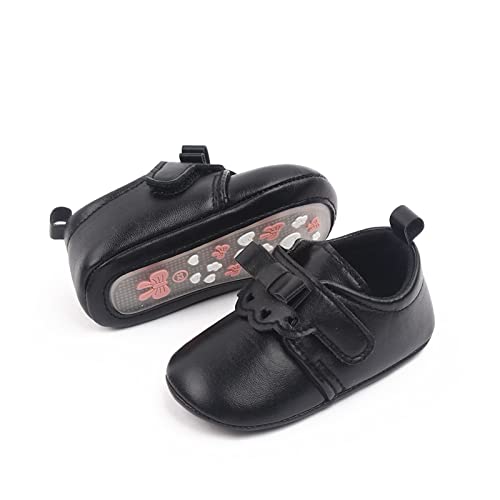 Kids Marry Jane Shoes Baby Bowknot Faux Leather Solid Color Soft Sole Dance Shoes Children Lightweight Soft Sole Shoes4