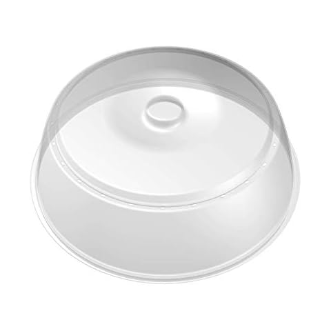 BranQ - Home essential 5901098211000 Mikrowellenabdeckhaube, BPA-frei Kunststoff, Transparent, Ø 27x9 cm Cover