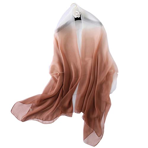 Women Unique Summer Beach Scarves Long Silk Like Ombre Shawl Head Wraps