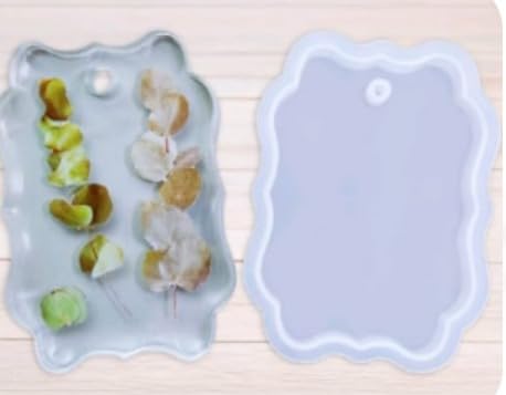Rectangle Silicone Resin Mold for Tray and Pendant Casting, Multipurpose Epoxy Mould for DIY Art, Jewelry Making and Home Decor Crafts-image-35