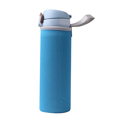 HRLORKC 10 Pack Neoprene Water Bottle Sleeve 12 oz - 18 oz Bottle Cozy Insulated Glass Water Bottle Cover (Multi-Color)