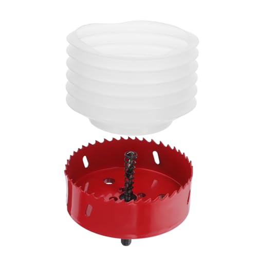 Broca bimetálica de 4-1/4 pulg con recogedor de polvo miniatura 1