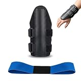 NADUSEP Golf Wrist Brace with Arm Band, Golf Swing Training Aid Kit to Correct Wrist Angle, Improve Swing Plane & Build Muscle Memory – Golf Swing Trainer for Beginners and Practice