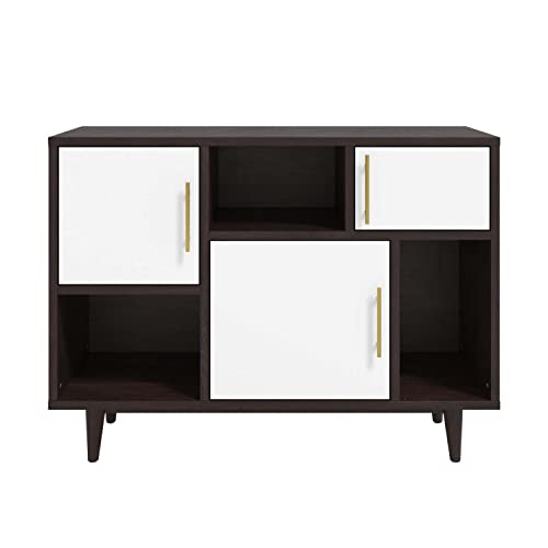 Modway Daxton Mid-Century Modern Display Stand In Cappuccino White #TOP1