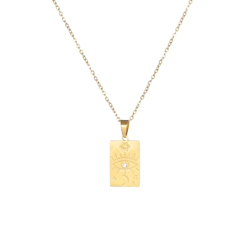 Image of SALTY Anti Tarnish Pendant Necklace for Women | Stylish Locket Neck Chain | Fashion Jewellery Accessories for Girls Boys | Minimal Jewelry | Ideal for Gifting - Scorpio | Gift for Diwali, Christmas, Marriage, Birthday