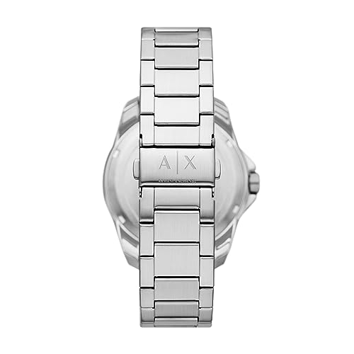 Image of Armani Exchange A|X Dive-Inspired Stainless Steel Watch for Men