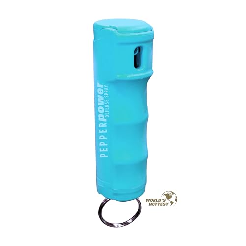UDAP Pepper Power Teal Keychain Pepper Spray