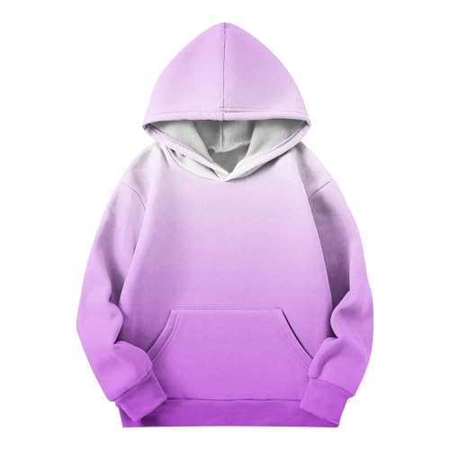 Girls Oversized Sweatshirts Gradient Pullover Hoodies with Pockets Fleece Lined Casual Hoodie Warm Fall Winter Tops4