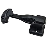 ALCXAZS Zuverlässige Türunterstützung mit RV Modifikationszubehör Yachttürschnalle Kunststoff Nylon Schranktür Zugschnalle Boote, Schwarz