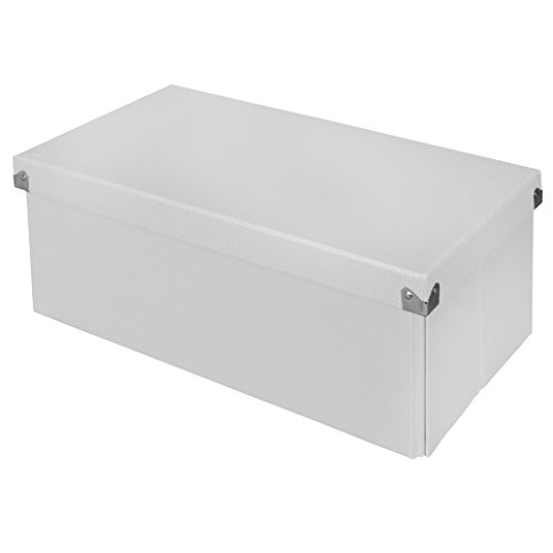 Samsill PNS02LSBK Pop n' Store Decorative Storage Box With Lid