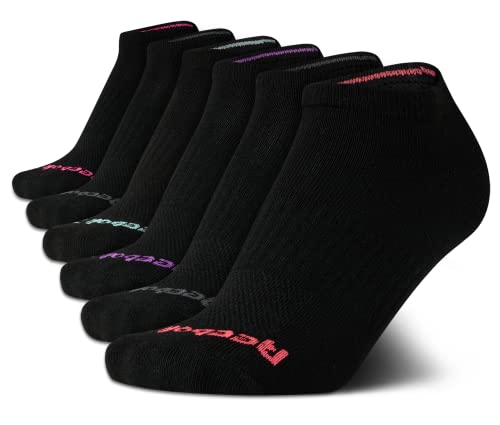 Reebok Women's Athletic Socks - Performance Low Cut Socks (6 Pack)
