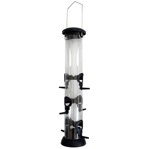 Mangeoire pour jardin extérieur Lot de 2 distributeurs automatiques à 3 ports