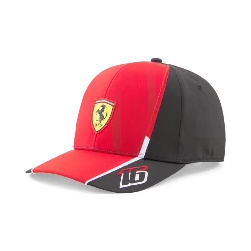 PUMA Scuderia Ferrari - Gorra 2023 Charles Leclerc - Rojo - Unisex - Talla única
