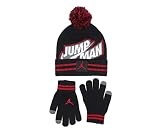 Nike Jumpman Glove & Beanie Hat Boys Clothing Set Size OSFM, Color: Black/Red