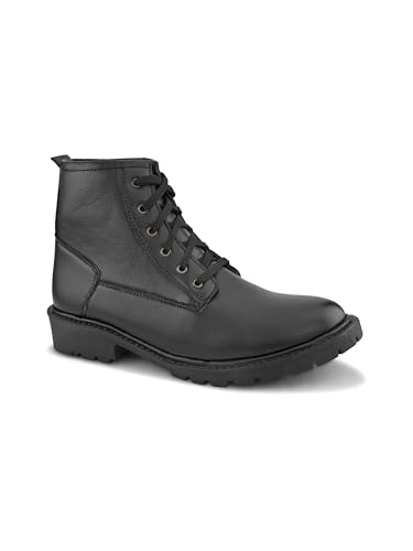 Image of Prolific Men's Ankle Lace-up Boots | High Ankle Boot| Formal, Office & Casual Wear Shoes | Soft Cushioned Insole, Slip-Resistance, Dynamic Feet Support, Arch Support & Shock Absorption