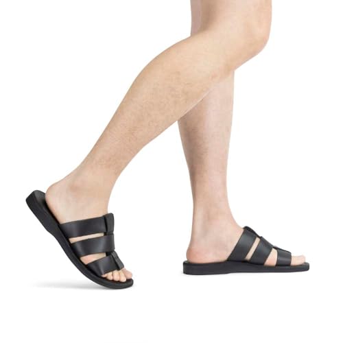 Micah - Leather Double Strap Sandal - Mens Sandals2
