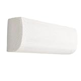 エアコンカバー 室内機 壁掛け型 エアコンカバー 室内機用 北欧風デザイン 洗濯可能 防塵防湿 伸縮式 無地 ホワイト 88〜95cm対応