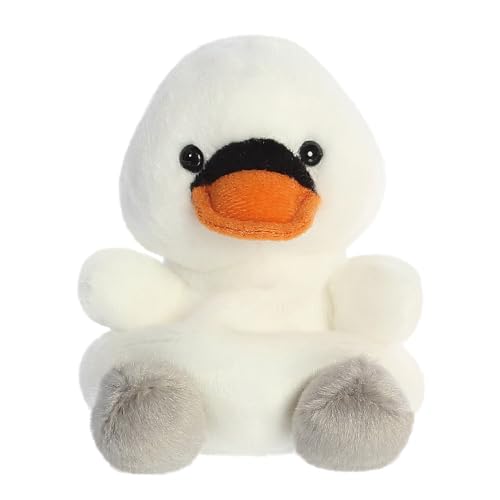 AURORA 82145, Palm Pals Alina Swan, 13cm, Soft Toy, White