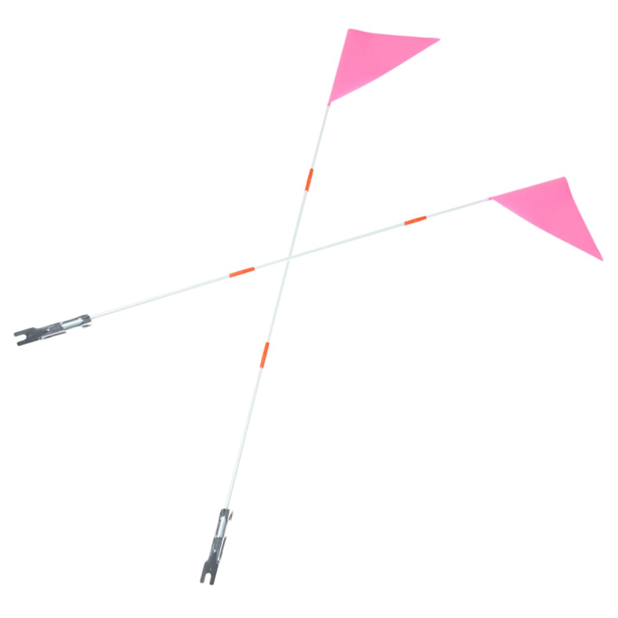 JOINPAYA 2 Sets Durable Rear Bike Flags with Bright Color Wear Resistant Safety Flags for Cycling Easy to Install Bicycle Accessories for Enhanced Visibility and Advertising