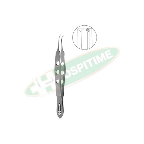 Hospitime Suture Tying Dissecting Forceps 10 cm 1X2 Teeth Curved