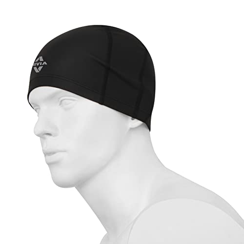 Image of Nivia Uniswim Swimming Cap (Black)