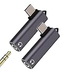 【Service sincère aux clients】Vous recevrez ce pack de 2 adaptateurs USB C vers 3,5 mm pour casque. Une Échange de Échange de 60 jours et une Échange d'1 an pour chaque client afin de vous assurer que vous serez satisfait de votre achat chez nous. Si vous avez des questions concernant les articles reçus, veuillez nous contacter et notre équipe vous répondra dans les 24 heures. En cas de problème de qualité, un produit vous sera envoyé.