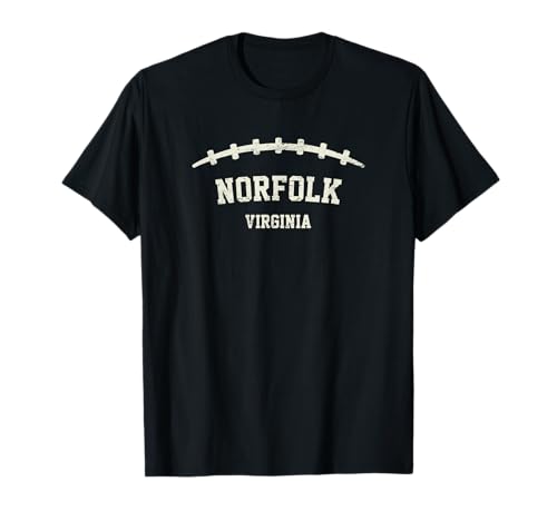 Retro Norfolk Virginia Camiseta