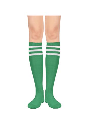 Image of Century Star Knee High Socks for Women Long Tube Socks with Stripes | Soft, Skin Friendly And Stretchy, Vibrant Colors Perfect For Daily Wear, Sports, Halloween And Christmas