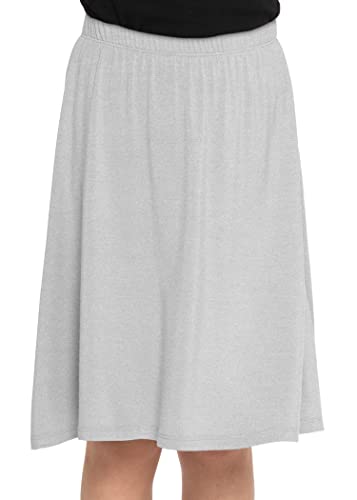 Image of STRETCH IS COMFORT Girls Skirts Flowy A Line Knee Length and Ankle Length | Elastic Waist, Kids School Skirt, Girls Maxi Skirt, Black Skirt For Girls, Faldas Para Ninas, Girls Long Skirt, Long skirts