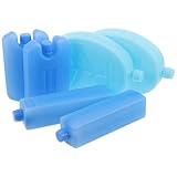 MAGICLULU 6 Piezas Unidades Paquetes Hielo Reutilizables para Nevera Portátil Bolsas Comida Enfriamiento Rápido Compatibles con Ventiladores Aire Acondicionado para Picnic Camping y