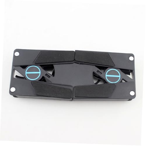 Base para laptop con ventiladores duales y diseño antideslizante miniatura 6